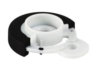 2-Components injection moulding sample round black and white